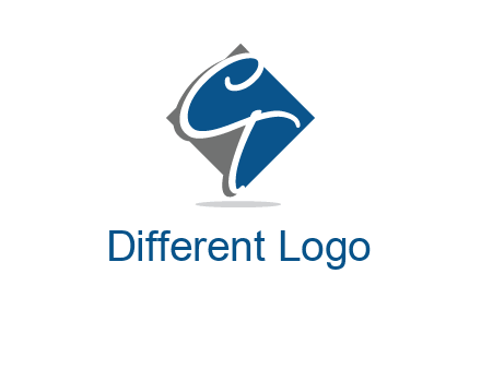 Letters CT are in rhombus logo