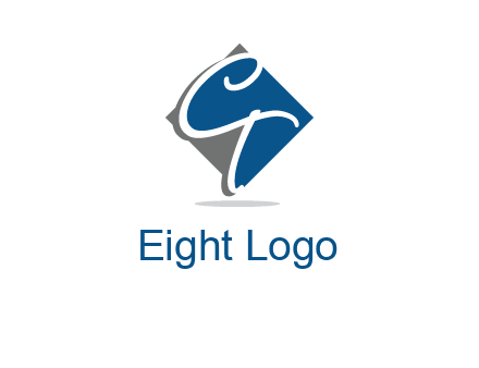 Letters CT are in rhombus logo