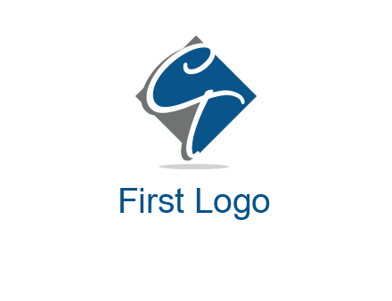 Letters CT are in rhombus logo