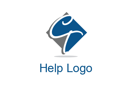 Letters CT are in rhombus logo