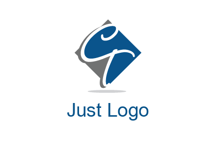 Letters CT are in rhombus logo