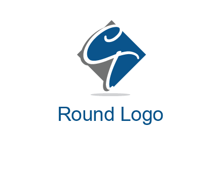 Letters CT are in rhombus logo