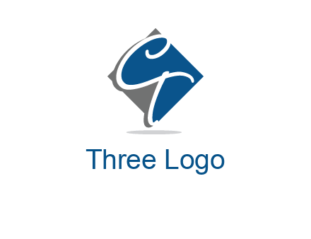 Letters CT are in rhombus logo