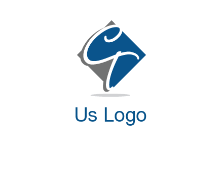 Letters CT are in rhombus logo