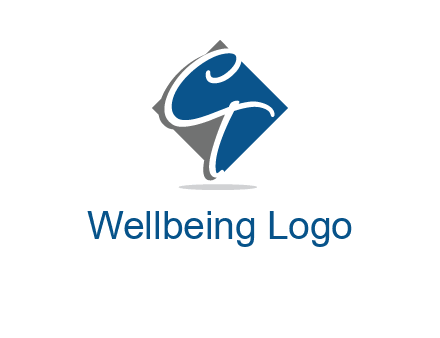 Letters CT are in rhombus logo