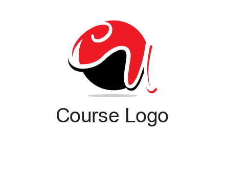 Letters CU are in circle logo