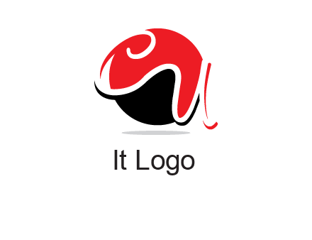 Letters CU are in circle logo