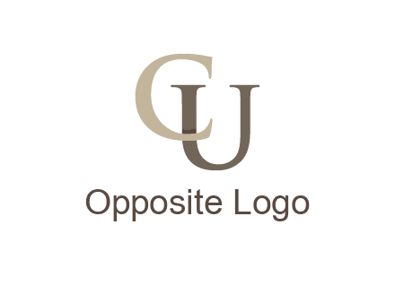letter CU together 