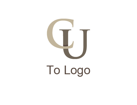 letter CU together 