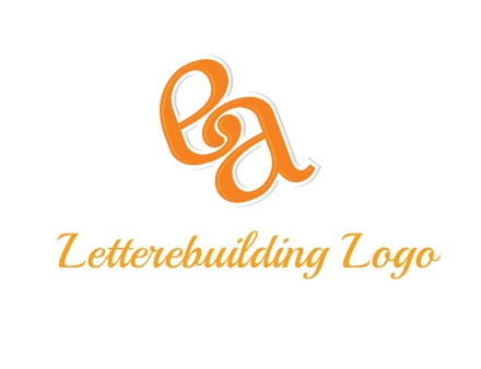 small letter EA together
