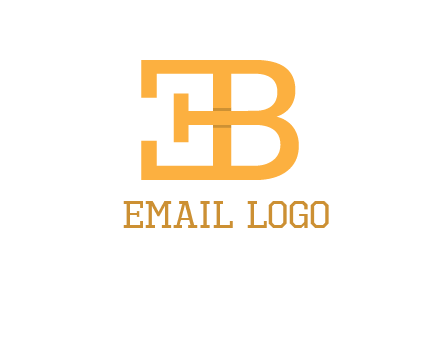 letter B forming letter E