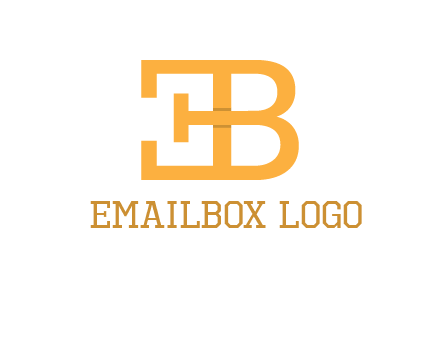 letter B forming letter E