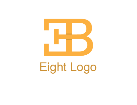 letter B forming letter E
