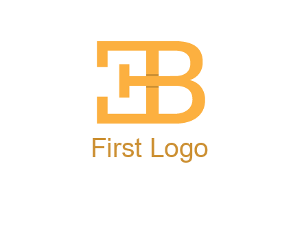 letter B forming letter E