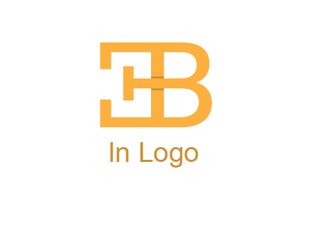 letter B forming letter E