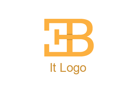 letter B forming letter E