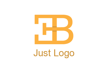 letter B forming letter E