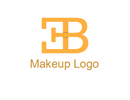 letter B forming letter E