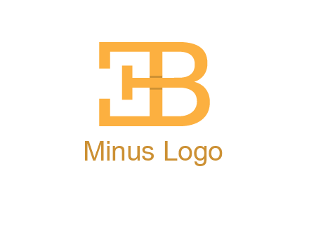 letter B forming letter E