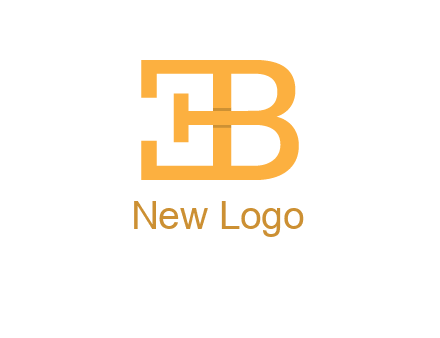 letter B forming letter E