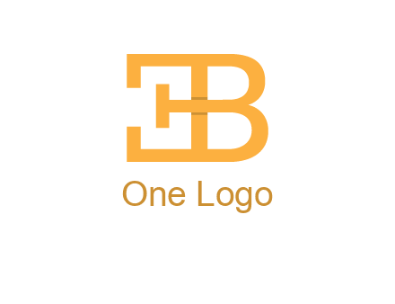 letter B forming letter E
