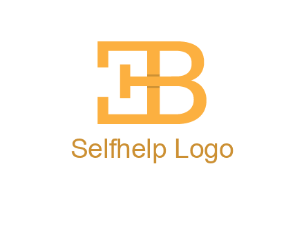 letter B forming letter E