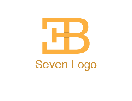 letter B forming letter E