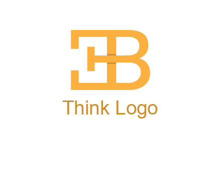 letter B forming letter E