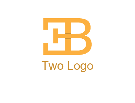 letter B forming letter E