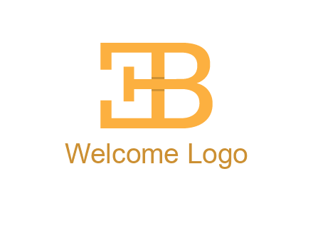 letter B forming letter E
