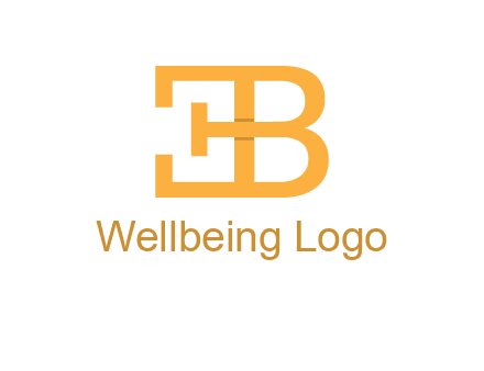 letter B forming letter E
