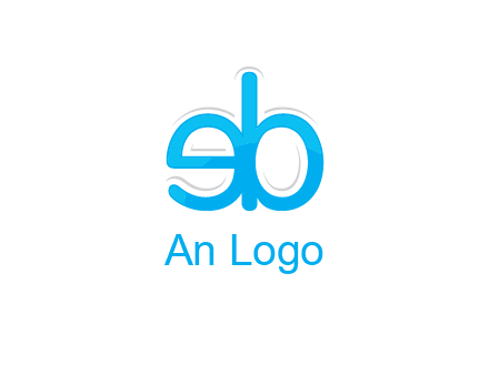 letter BE joined together