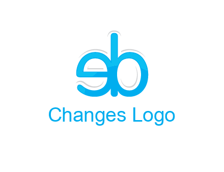 letter BE joined together