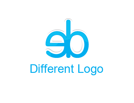 letter BE joined together