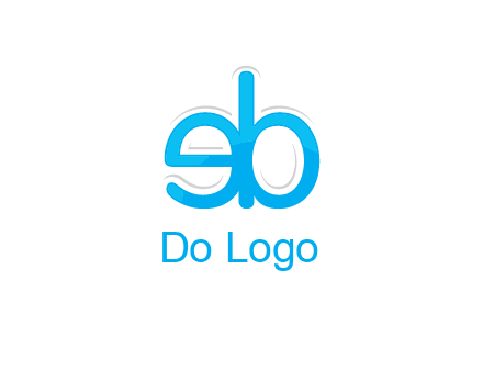letter BE joined together