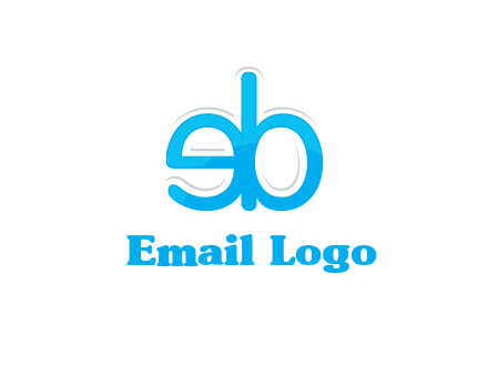 letter BE joined together