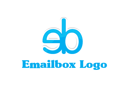 letter BE joined together