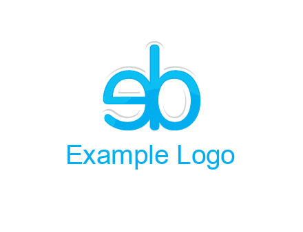 letter BE joined together