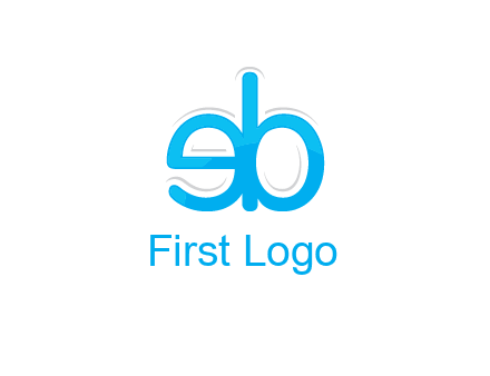 letter BE joined together