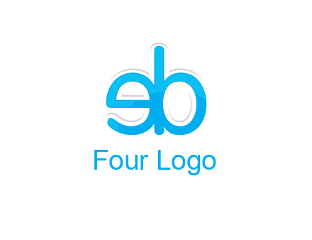 letter BE joined together