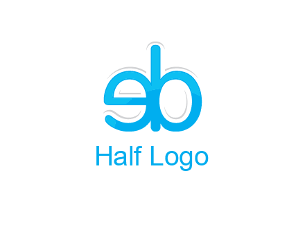 letter BE joined together