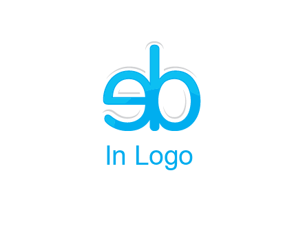 letter BE joined together