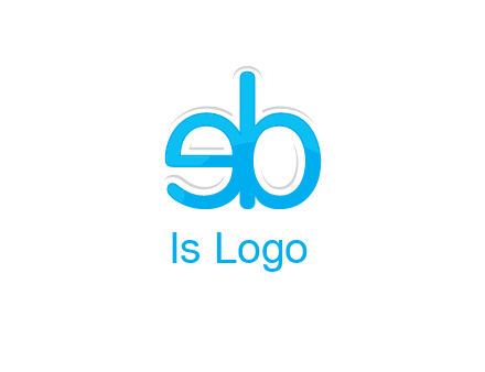 letter BE joined together
