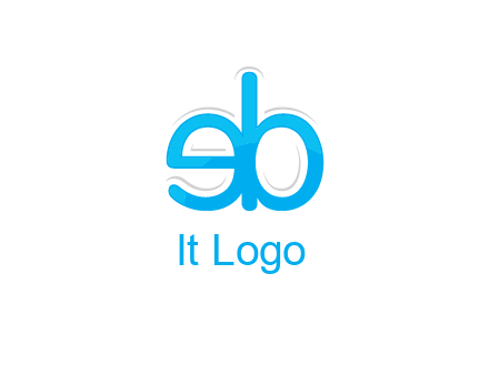letter BE joined together