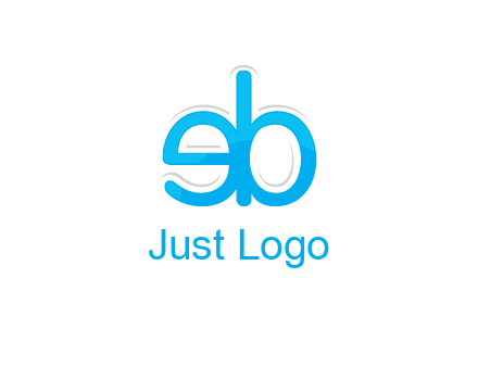 letter BE joined together