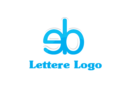 letter BE joined together