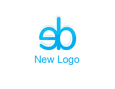 letter BE joined together