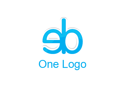 letter BE joined together