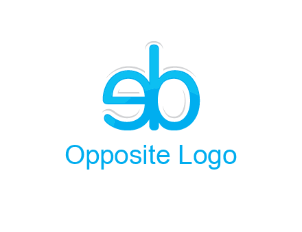 letter BE joined together