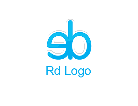 letter BE joined together
